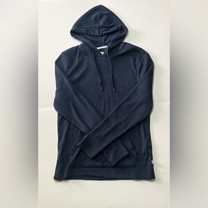 Navy Blue Hooded Sweater
